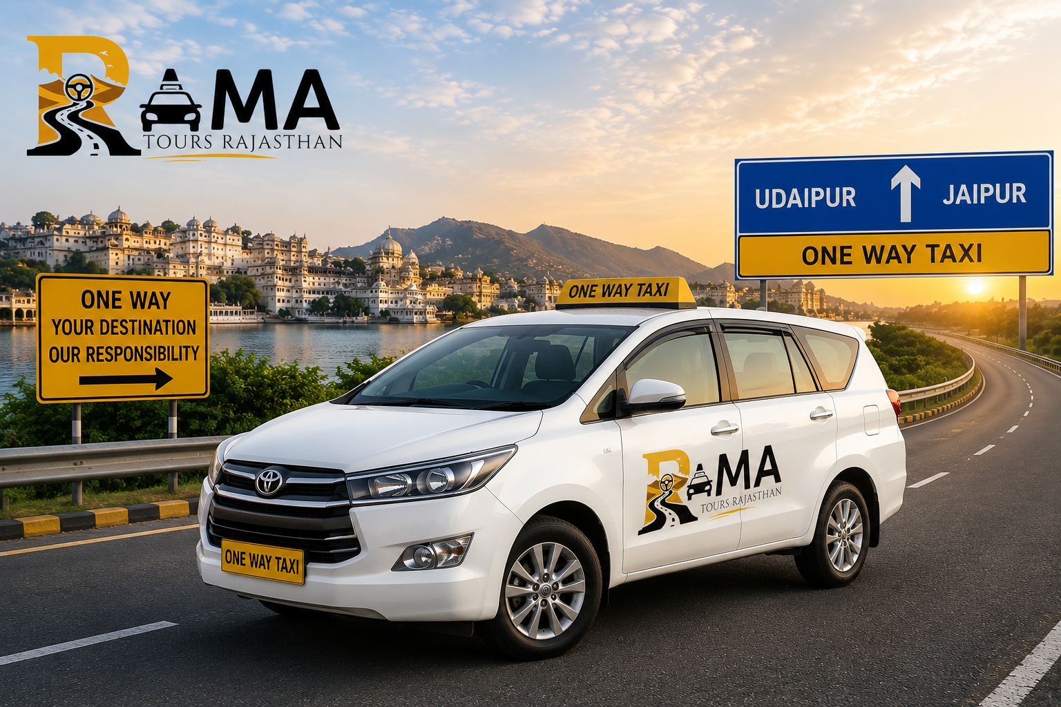 One Way Taxi Udaipur