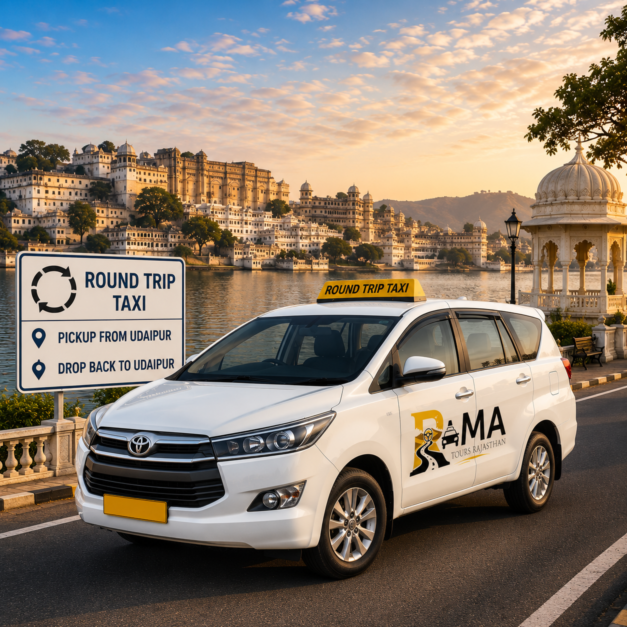 Round Trip Taxi Udaipur